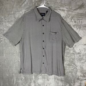 Nat Nast Short Sleeve Shirt Size XL Geometric Print